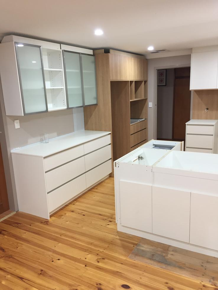 Custom Kitchen with Finger pull